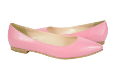 Balerini Piele Naturala Dolly249 Roz