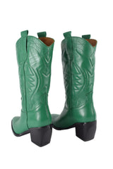 Botine Piele Naturala Madeline Green