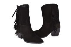 Botine Piele Naturala Mady Country Balck