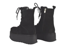 Ghete Piele Naturala Elly.B Cam Negru