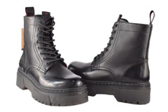 Ghete piele Naturala Wrangler Picadilly Hi Polished