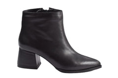 Botine Piele Naturala Savina Black