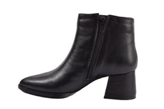Botine Piele Naturala Savina Black