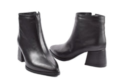 Botine Piele Naturala Savina Black