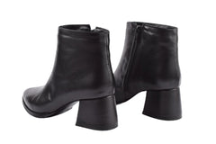 Botine Piele Naturala Savina Black