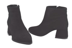 Botine Piele Naturala Savina Cam Black