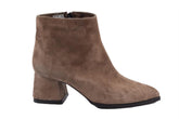 Botine Piele Naturala Savina Taupe