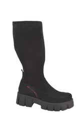 Cizme Piele Naturala Lucy Black Velur