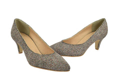 Pantofi Material Textil Multicolor Gliter Dolly Shoes