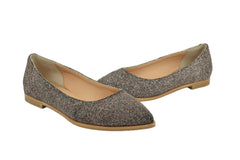 Balerini Piele Naturala 249 Gliter