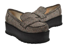 Pantofi Piele Naturala Anny Gliter