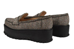 Pantofi Piele Naturala Anny Gliter