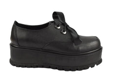 Pantofi Piele Naturala Valery Negru Botalat