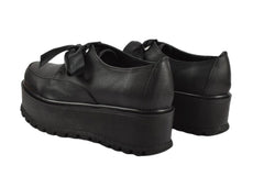 Pantofi Piele Naturala Valery Negru Botalat