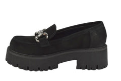 Pantofi Piele Naturala Varsavia104 Black