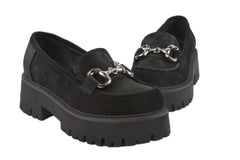 Pantofi Piele Naturala Varsavia104 Black