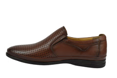 Pantofi Piele Naturala B651-7 Brown