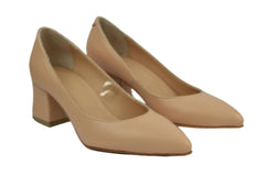 Pantofi Piele Naturala Nicol Beige