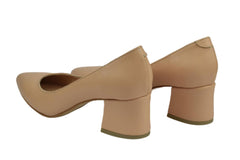 Pantofi Piele Naturala Nicol Beige