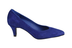 Pantofi Piele Naturala Rebecca Electric Blu