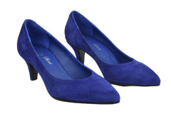 Pantofi Piele Naturala Rebecca Electric Blu