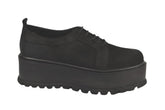 Pantofi Piele Naturala Molly Negru Velur TE20