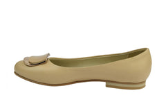 Balerini Piele Naturala Gloria Bej