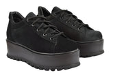Pantofi Piele Naturala Florence Negru Velur TE20