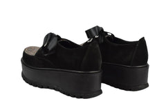 Pantofi Piele Naturala Valery Blk Gliter
