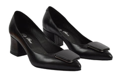 Pantofi Piele Naturala Nicol Blk