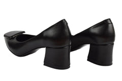 Pantofi Piele Naturala Nicol Blk