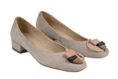 Pantofi Dama Piele Naturala Serena Crem