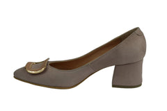 Pantofi Piele Naturala Nicole Crem