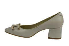 Pantofi Piele Naturala Nicole White