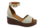 Sandale Piele Naturala Avery Bej