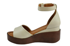 Sandale Piele Naturala Avery Bej