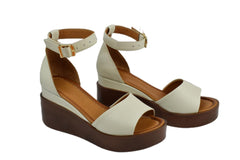 Sandale Piele Naturala Avery Bej