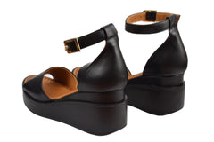 Sandale Piele Naturala Avery Negre