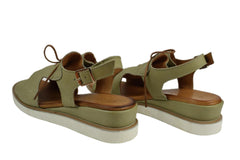 Sandale Piele Naturala Eleanor Verzi