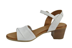 Sandale Piele Naturala Asha Albe