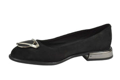 Balerini Piele Naturala Valentina Blk