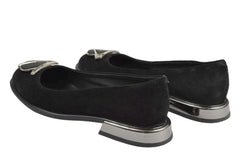 Balerini Piele Naturala Valentina Blk