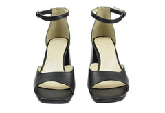 Sandale Piele Naturala Linda Blk