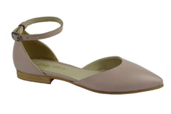 Balerini Piele Naturala Britania Old Rose