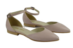 Balerini Piele Naturala Britania Old Rose