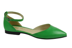 Balerini Piele Naturala Britania Green