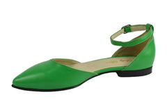 Balerini Piele Naturala Britania Green