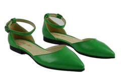 Balerini Piele Naturala Britania Green