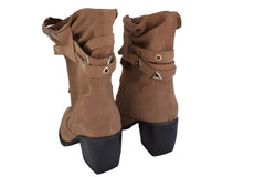 Botine Piele Naturala Saraya Camel