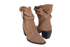 Botine Piele Naturala Saraya Camel